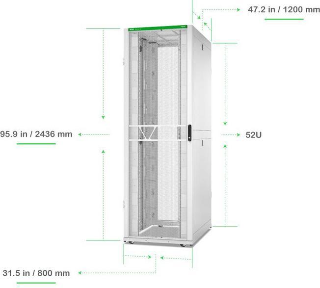 Actual product image APC Netshelter Sx Server Rack (52 RU, 19 inch rack)