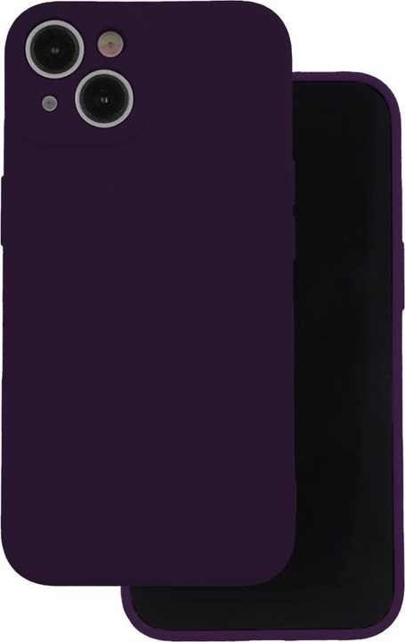 Actual product image OEM Silicon case for iPhone 16 6,1" plum (Apple iPhone 16)