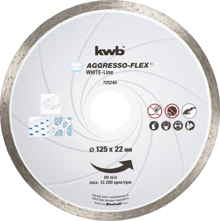 Immagine prodotto kwb Disco da taglio diamantato Whiteline 125