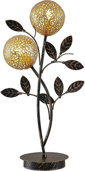 Lucande Evory 2 table lamp gold (G9)