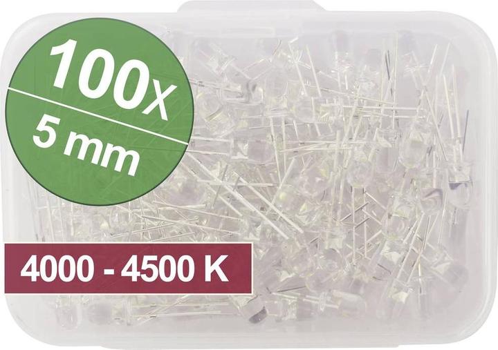 Quadrios LED range natural white 20 mA 3.0 V