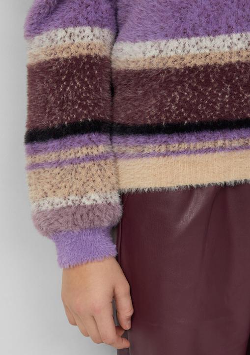 Produktbild s.Oliver Strickpullover Flauschiger Strick-Pullover im Loose Fit (134, 140)