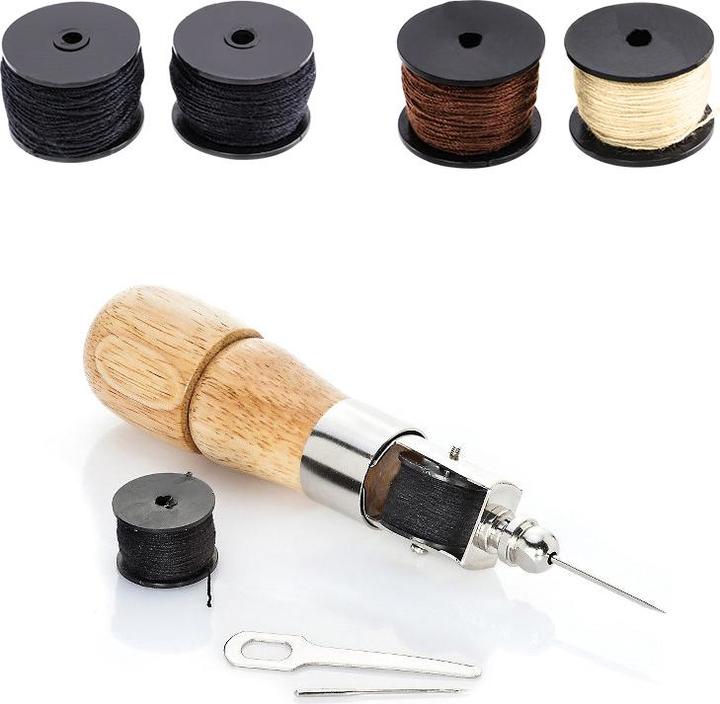 Image du produit UPP Aiguille à coudre SET Aiguille poinçonneuse Clé à vis Bobine de fil ou bobine de rechange SET