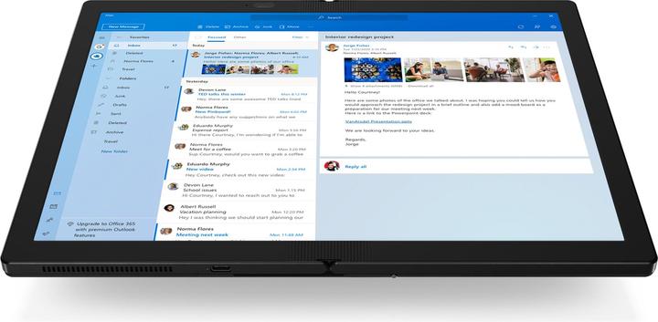 Produktbild Lenovo ThinkPad X1 Fold Gen 1 (13.30", 256 GB, 8 GB, Ohne Tastaturlayout, Intel Core i5-L16G7)