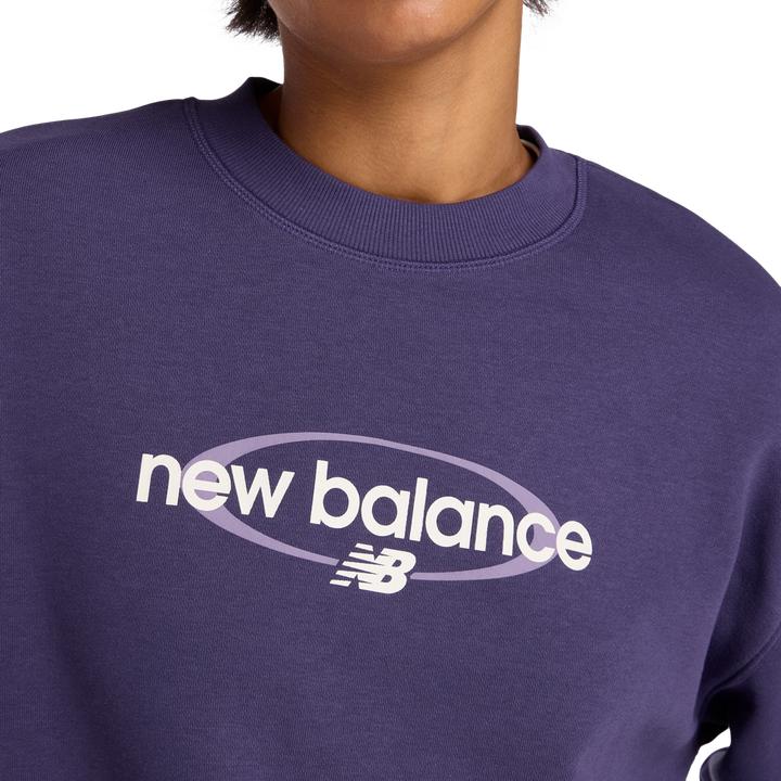 Produktbild New Balance W Sport Graphic Oversized Crew (S)