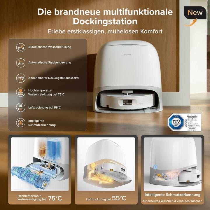 Immagine prodotto Roborock Qrevo Curv 2 FlowX (20000 Pa, Rullo)