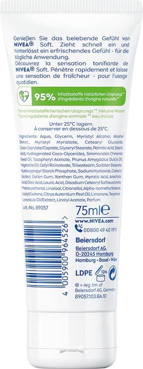 Image du produit NIVEA Soft Tube DUO (Crème pour le corps, 150 ml)