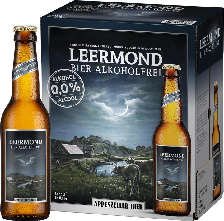 Actual product image Appenzeller Bier Leermond 0.0% non-alcoholic 6 x 0.33 l (6 x 33 cl)