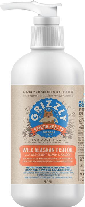 Immagine prodotto Grizzly Olio di salmone selvaggio Salmon Plus (Senior, Adulto, 1 pz., 270 g)