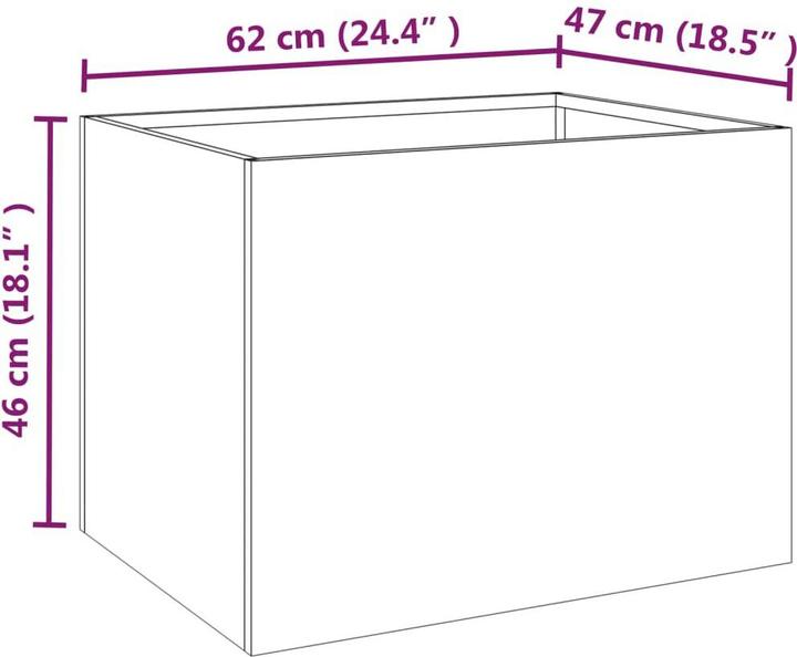 Actual product image vidaXL Planter