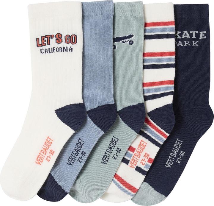 Produktbild Vertbaudet 5er-Pack Socken SKATEBOARD, Kinder (5er Pack, 27, 30)