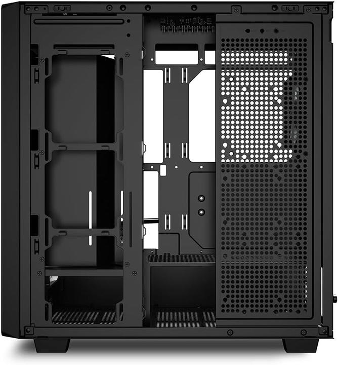 Actual product image Sharkoon Rebel C70G RGB ATX Black (ATX, mATX, Mini-ITX)