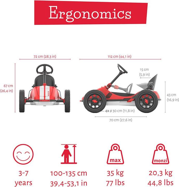 Actual product image Chillafish Go-Kart Monzi-RS