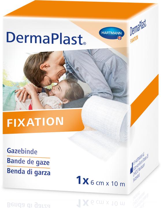 Produktbild DermaPlast Gazebinden 6 cm x 10 m