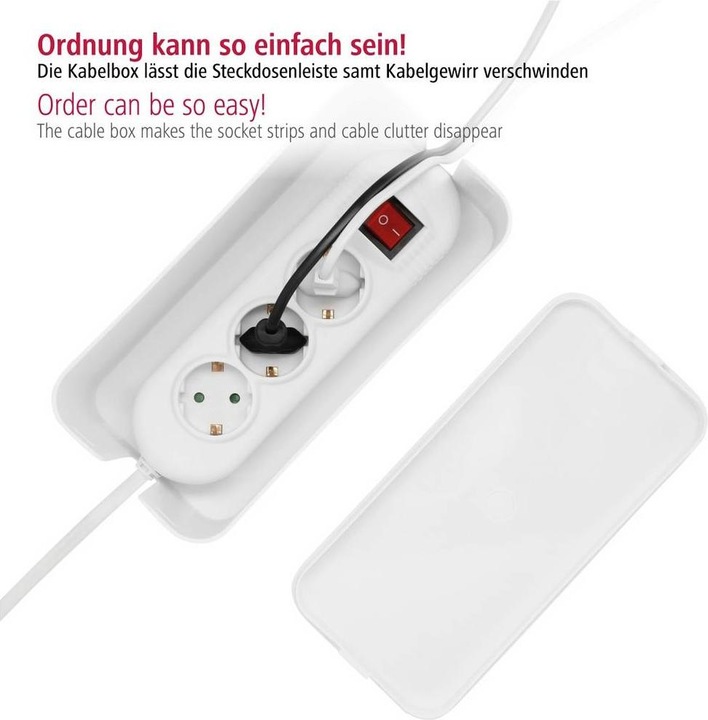 Actual product image Hama Cable box Mini