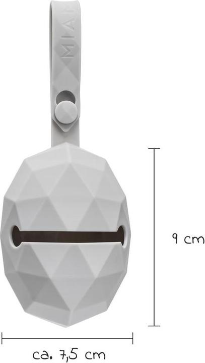 Produktbild MiaMia Schnullerboxen Silikon-Schnullerbox / Schnullerhalter - Diamant -
