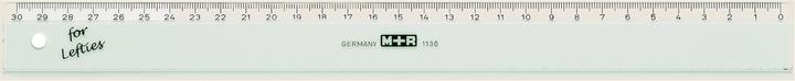 Actual product image M+r Flat rulers (16 cm, Plastic)