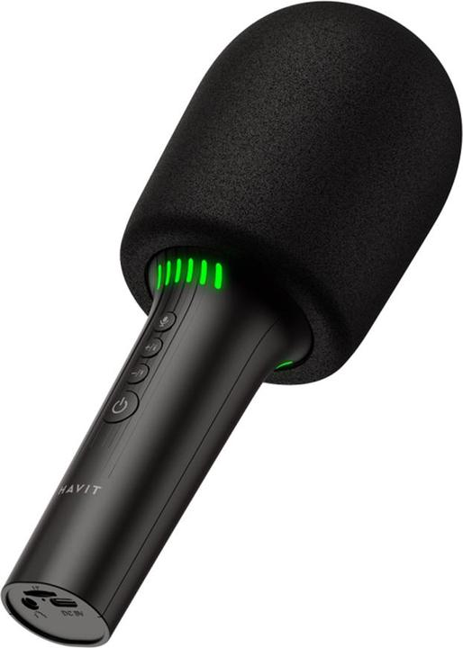 Actual product image Havit - Portable Microphone (SK851BT) - Bluetooth V5.0, TF, AUX, 6h, 1200mAh - Black