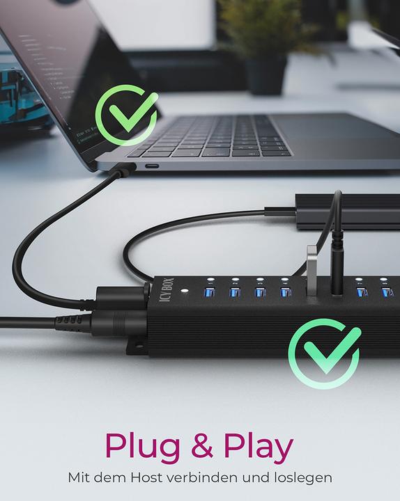 Produktbild Icy Box IB-HUB1717-U3 (USB-A, 17 Ports)