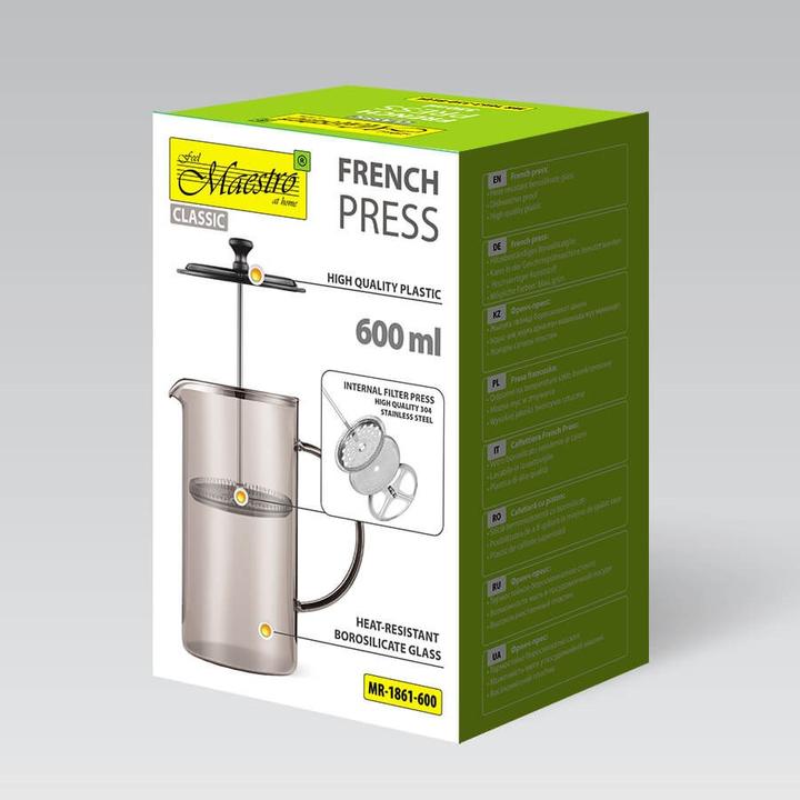 Actual product image Maestro Prasa francuska 600ML MR-1861-600 (0.60 l)