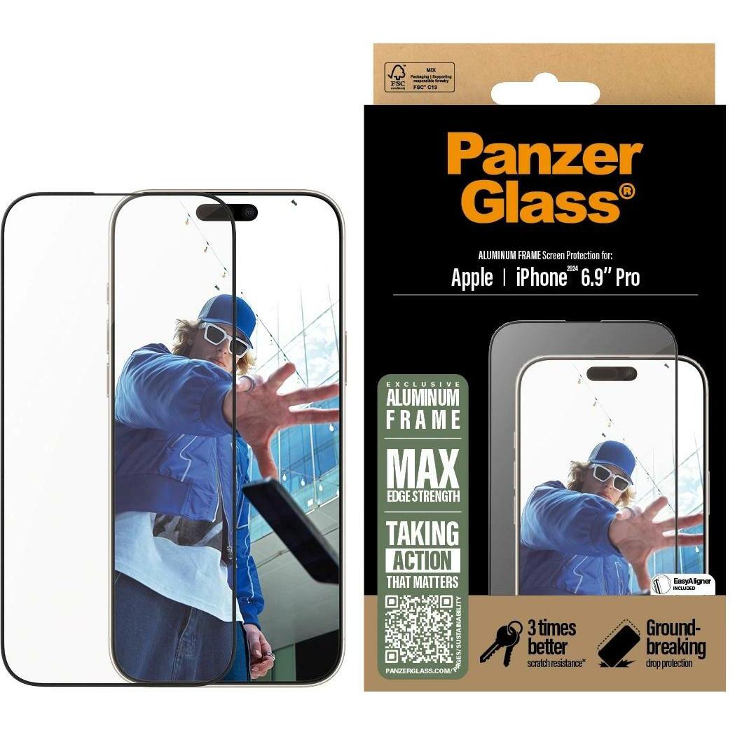 Thumbnail - PanzerGlass Ultra-Wide Fit (1 Stück, Apple iPhone 16 Pro Max), Smartphone Schutzfolie, Transparent