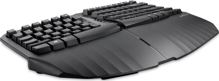 Produktbild Perixx PERIBOARD-613 DE B, Kabellose kompakte ergonomische Tastatur, schwarz (DE, Kabellos)