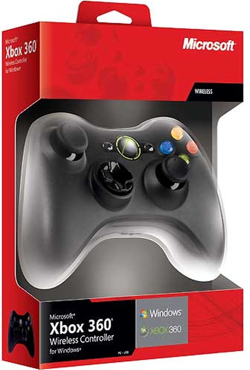 Image du produit Microsoft Manette sans fil Xbox360 pour Windows (Xbox 360, PC)