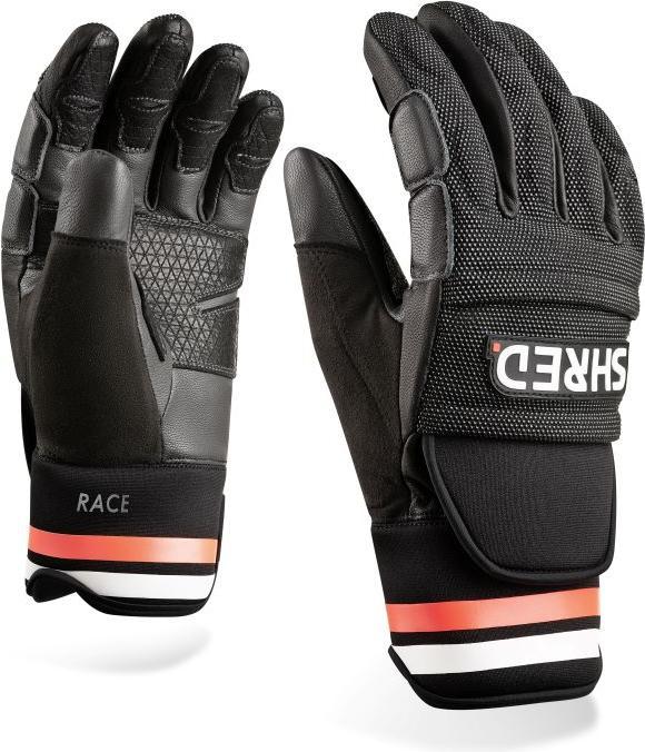 Actual product image Shred Gloves Black/Rust (L)