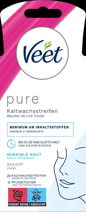 Actual product image Veet Expert cold wax strips face (20 x, 27 g)