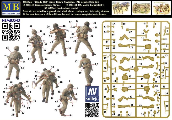 Produktbild Master Box 'Bloody Atol' U.S. Marine Corps Infantry