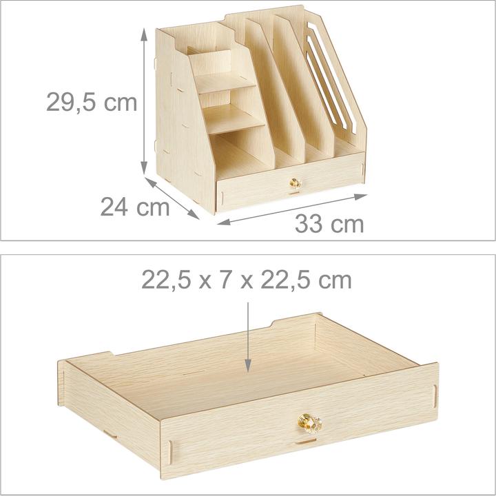 Immagine prodotto Relaxdays Schreibtisch-Organizer (A4)