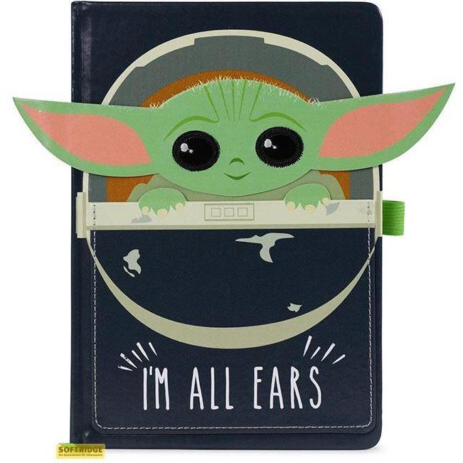 Pyramid Multicolore Quaderni + Bloc Notes, Mandaloriano (A5, Righe, Copertina Rigida)