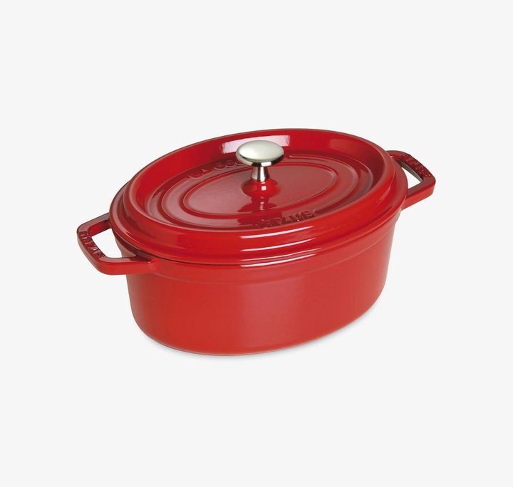 Produktbild Staub Bräter oval kirschrot (23 cm, Bräter + Schmortopf, Gusseisen, Emaille)