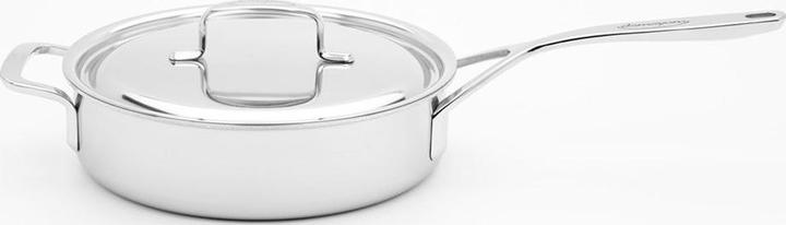Produktbild Demeyere 5 Plus Stielkasserolle nieder 24cm mit Deckel (24 cm, Stielkasserolle, Edelstahl)