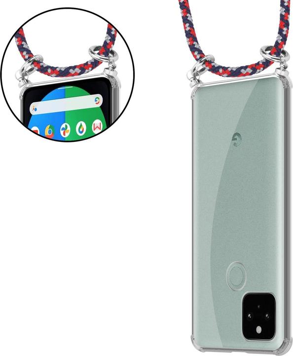 Produktbild Cadorabo TPU Handy Kette SILBER Cover