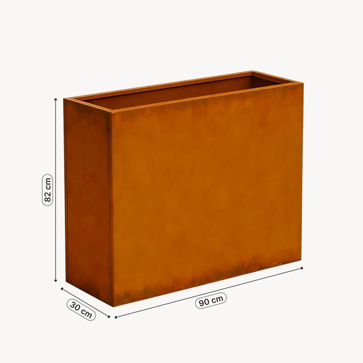 Produktbild Casa.Pro Pflanzkübel Vaargel 82x90x30 cm Cortenstahl Edelrost