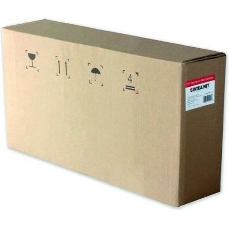 Thumbnail - Techly I-CASE TRAY-250 Rack Zubehör Regalboden, Serverschrank Zubehör, Grau