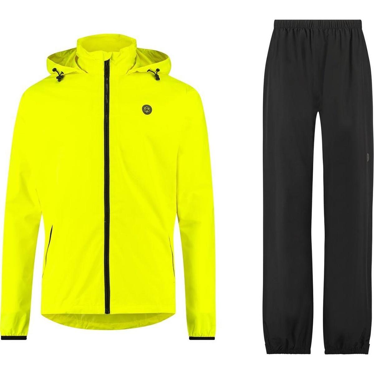 Agu, Unisex, Giacca da ciclismo, GO Regenpak Essential Unisex - Geel - S - Dames & Heren - Waterdicht & Ademend (S), Giallo, S