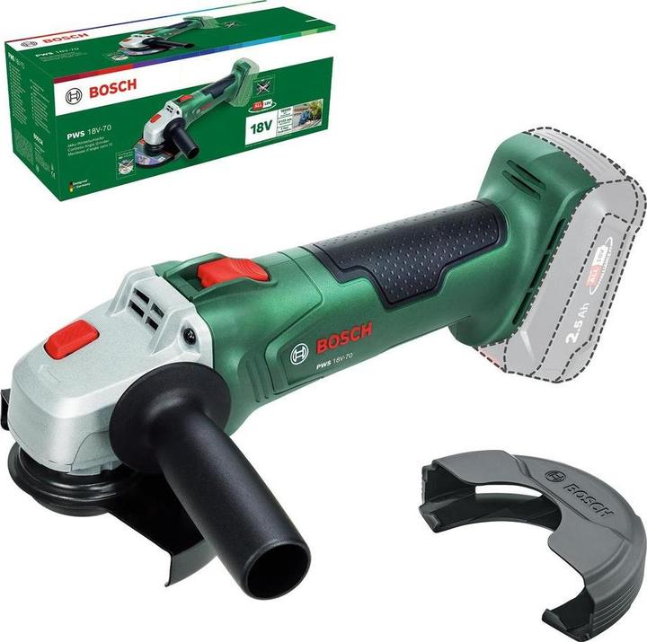 Actual product image Bosch Home & Garden PWS 18V-70 (125 mm)