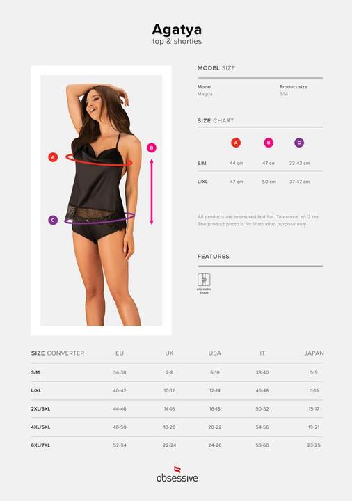 Immagine prodotto Obsessive Set Due Pezzi Agatya L/Xl (L)