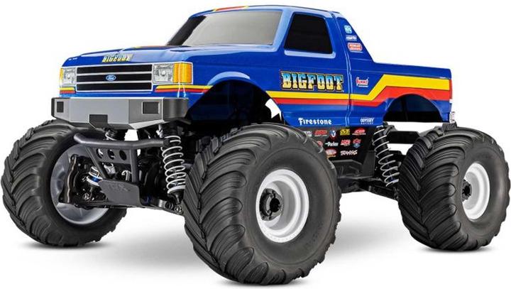Produktbild Traxxas Bigfoot 4x4 BL-2S 1/10 Monster Truck RTR blau, ohne Akku und Ladegerät (RTR Ready-to-Run)
