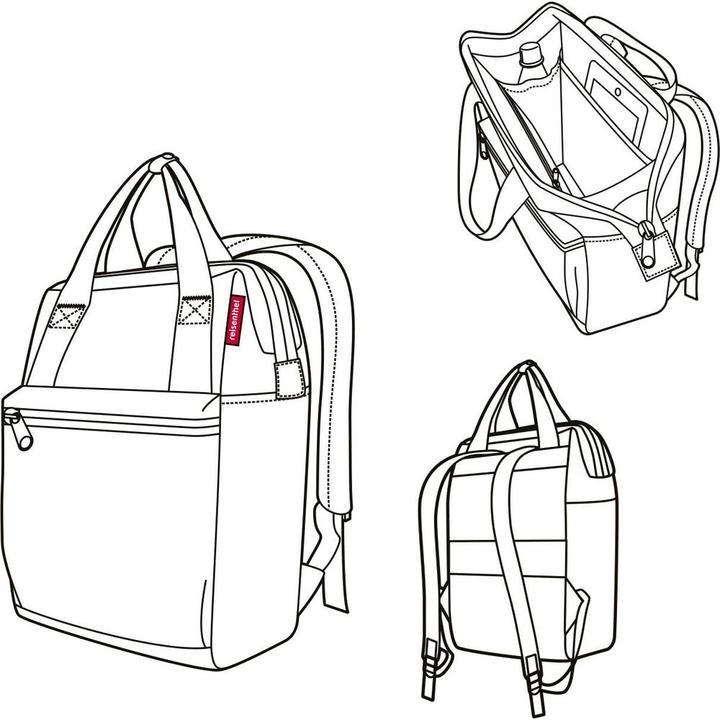 Produktbild reisenthel Rucksack Allrounder R Herringbone Sand (12 l)