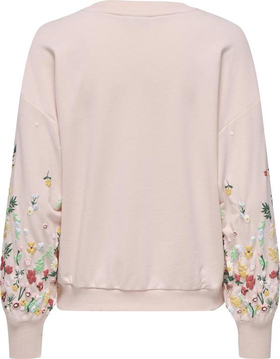 Produktbild Only Normal geschnitten Rundhals Gerippte Ärmelbündchen Tief angesetzte Schulter Sweatshirt Sweatshirt (XS)