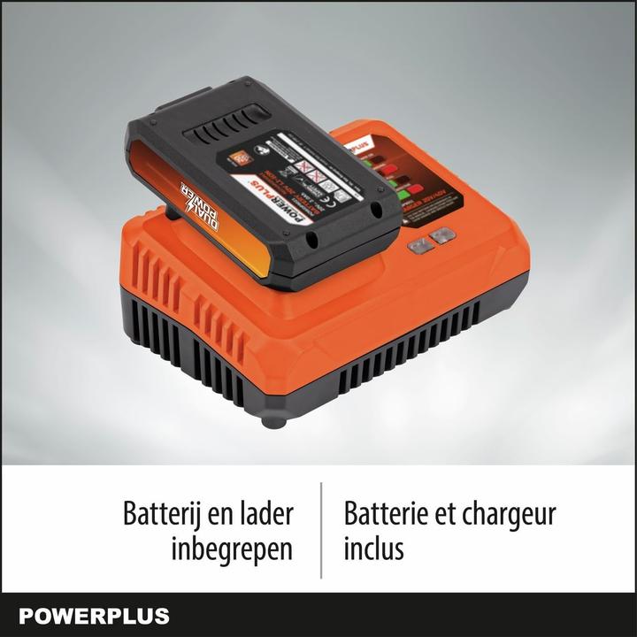 Produktbild Powerplus Dual Power Heckenschere 20V 20V 580mm - inkl. Akku 20V 2.0Ah und Ladegerät (Akkubetrieb)