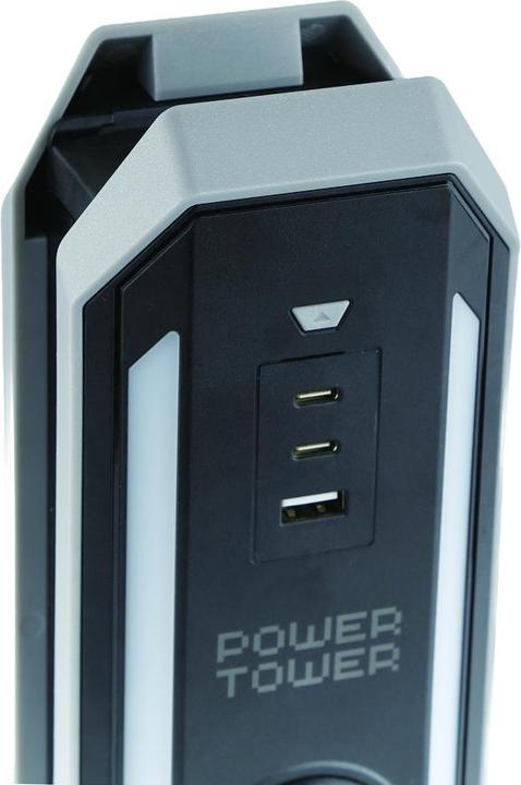 Image du produit Schönenberger Power Tower (4x, Type 13, USB-A, USB-C, 2 m)