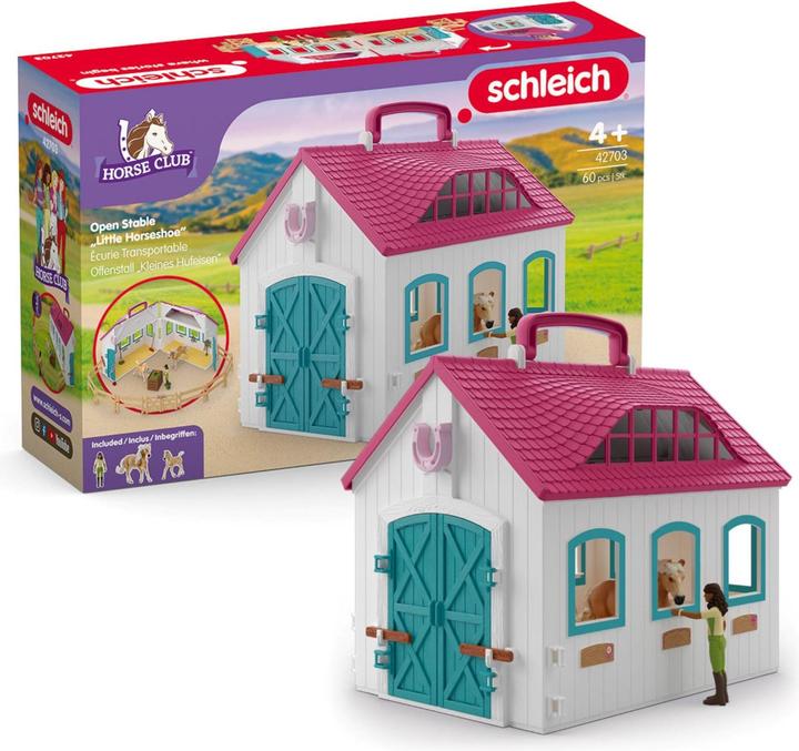 Actual product image Schleich Open stable small horseshoe