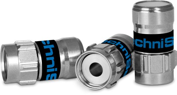 Productafbeelding TechniSat F-connector zelf installeren 3,9 - 100 stuks. (Stekkers en connectoren)