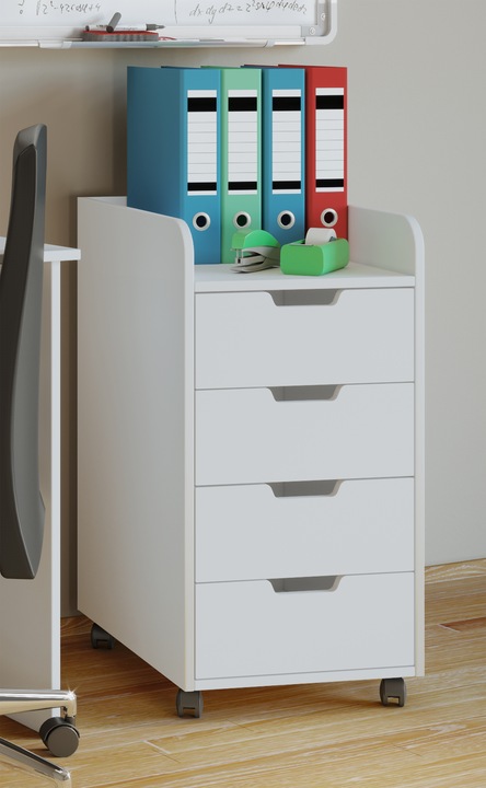 Immagine prodotto VCM Mobile da ufficio in legno Piedistallo Konal Maxi con cassetto (40 x 50 x 74 cm)