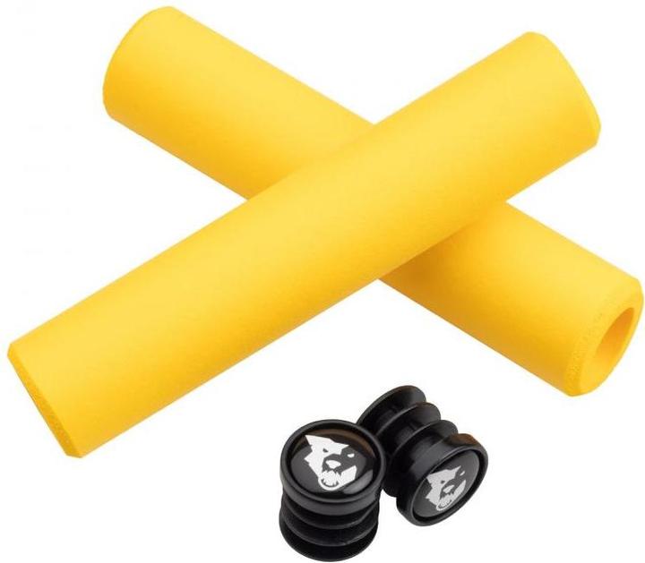 Actual product image Wolf Tooth Razer Grip, 135/30mm, yellow