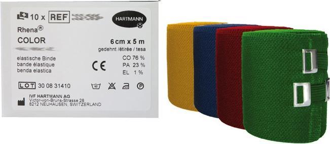 Produktbild Rhena Color Elastische Binden 6cmx5m grün